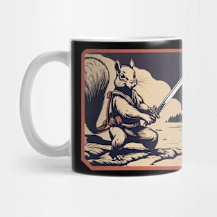 Squirrel with katana Mug